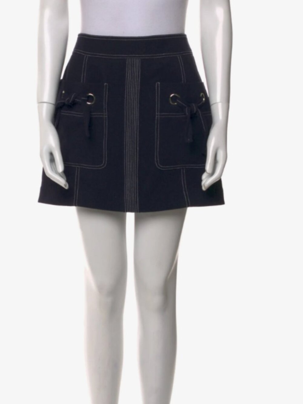 Veronica Beard Bow Accents Mini Skirt Veronica Beard Bow Accents Mini Skirt Vero